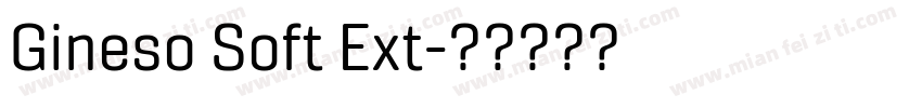 Gineso Soft Ext字体转换